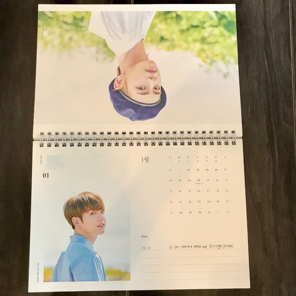 BTS Official Season Greetings 2017 calandar KPop bangtan - Picture 1 of 5
